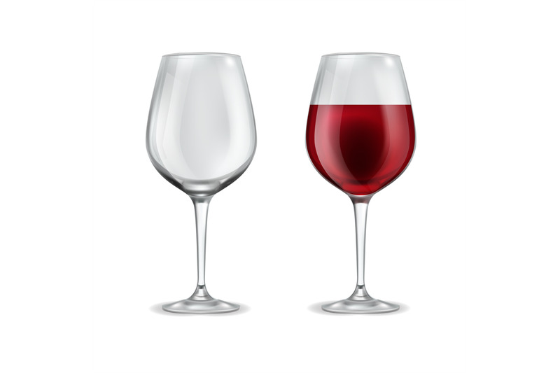 wine-glass-realistic-3d-empty-glassware-and-with-half-filled-red-wine