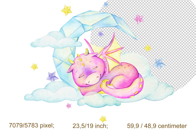 watercolour-clipart-cute-dragon-sublimation-illustration-cute-baby-d