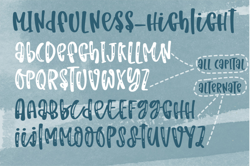 mindfulness-a-cute-handwritten-font
