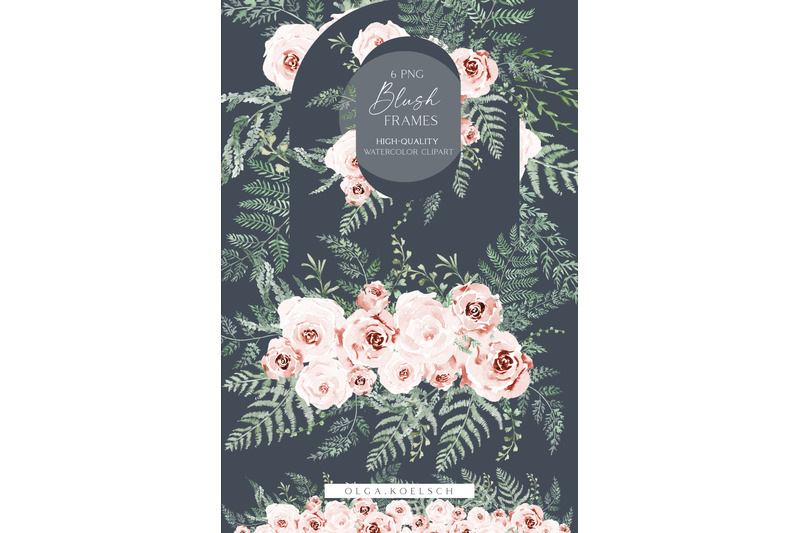 boho-roses-frame-clipart-watercolor-floral-borders-png-wedding-invit