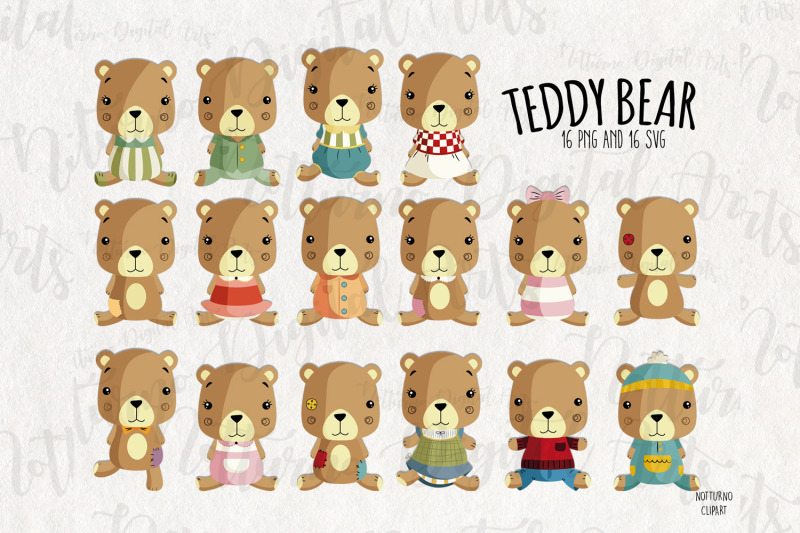 teddy-bear-svg-clipart-set-of-16