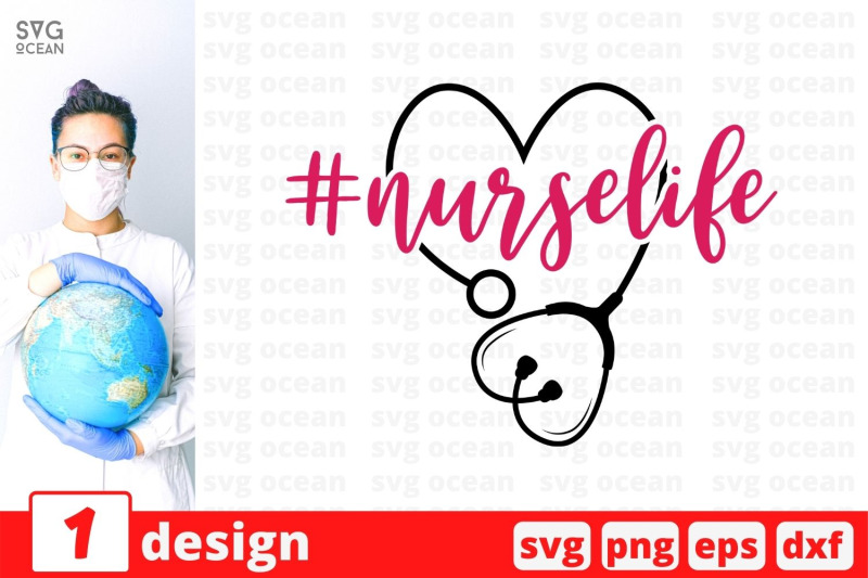 #nurselife SVG Cut File Craft SVG.DIY SVG