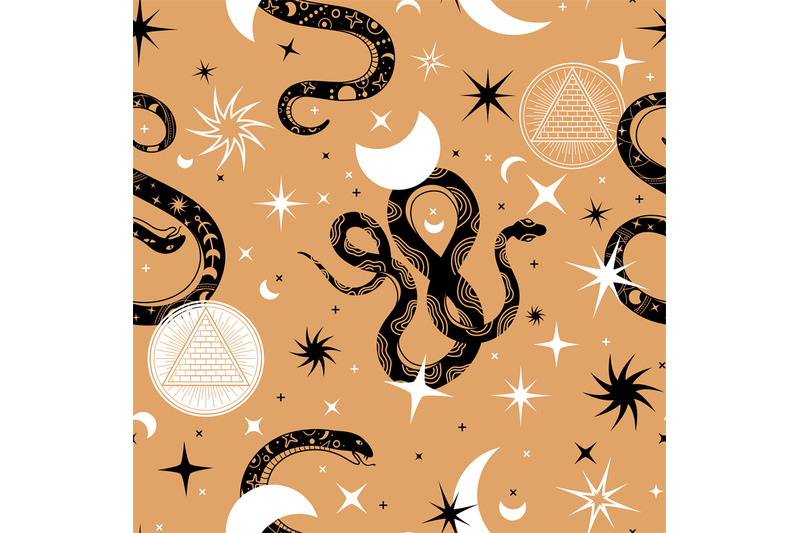 mystic-snakes-seamless-pattern-print-with-snake-silhouettes-and-astro