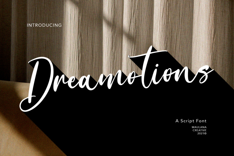 dreamotions-handwritten-script-font