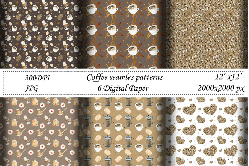 coffee-seamless-pattern-vintage-coffee-watercolor-sweet-png