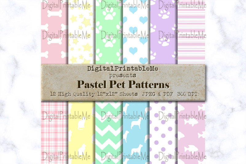 pet-digital-paper-pack-cat-dog-fish-mixed-variety-patterns-pastel-r