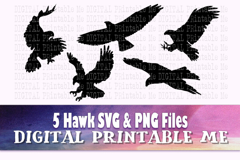 hawk-silhouette-svg-png-clip-art-pack-5-images-pack-instant-d