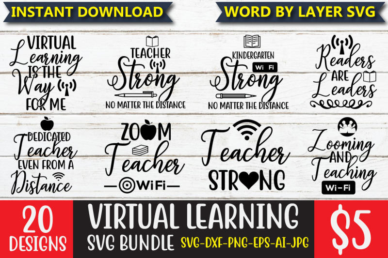 virtual-learning-svg-bundle-svg-files-for-cricut-svg-designs