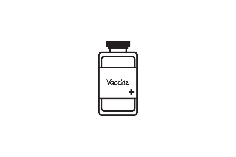 medical-icon-with-vaccine-bottle-line