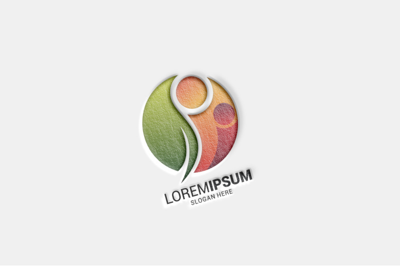people-leaf-logo-template