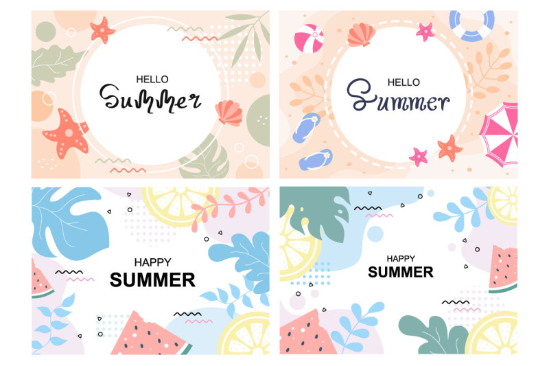 21-happy-summer-time-in-beach-illustration