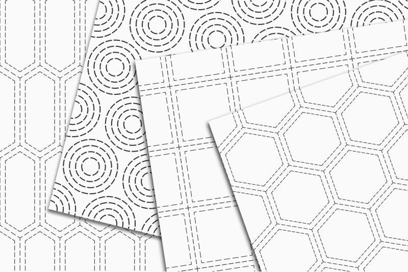 10-dotted-shapes-seamless-geometric-patterns