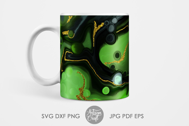 sublimation-mug-designs-11-oz-mug-acrylic-pour-cells-golden-glitter