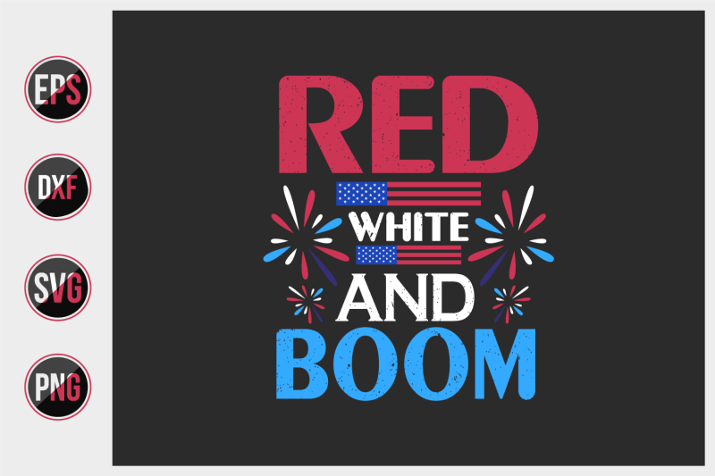 red-white-and-boom-4th-of-july-t-shirts-design-vector-graphic