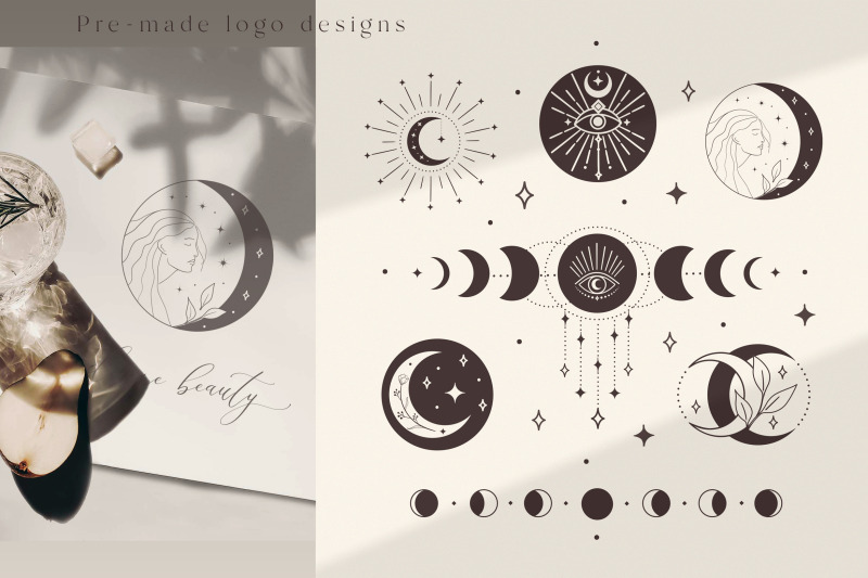 divine-beauty-logo-designs-elements-patterns-esoteric-bundle-pink