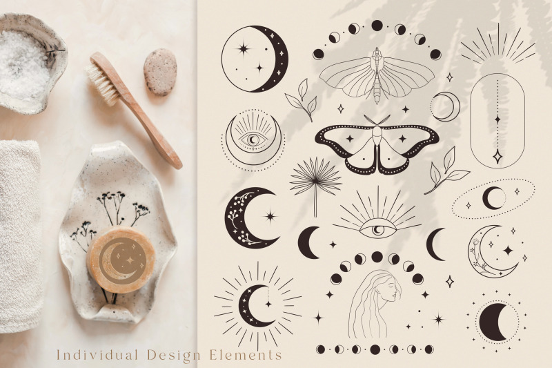 divine-beauty-logo-designs-elements-patterns-esoteric-bundle-pink