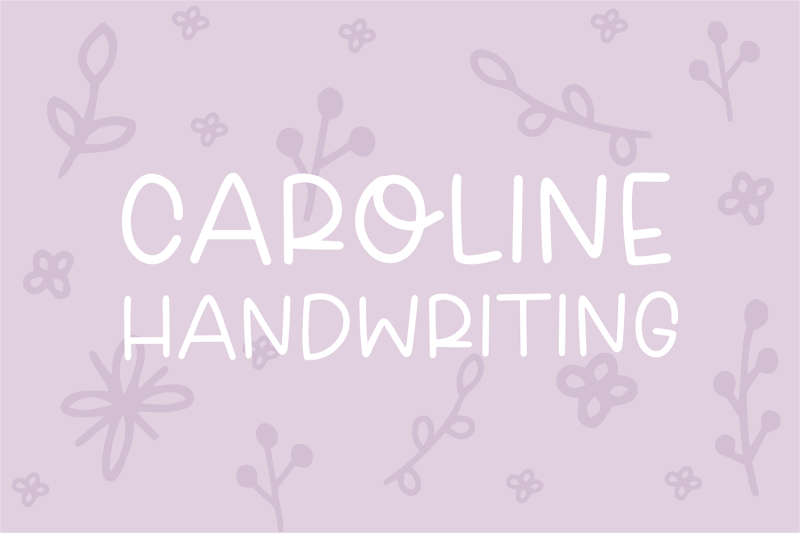 caroline-handwriting-font