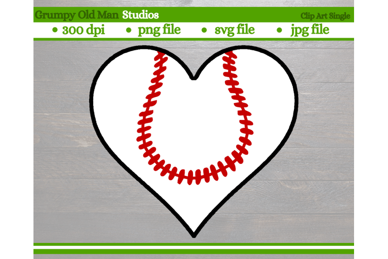 baseball-in-the-shape-of-a-heart