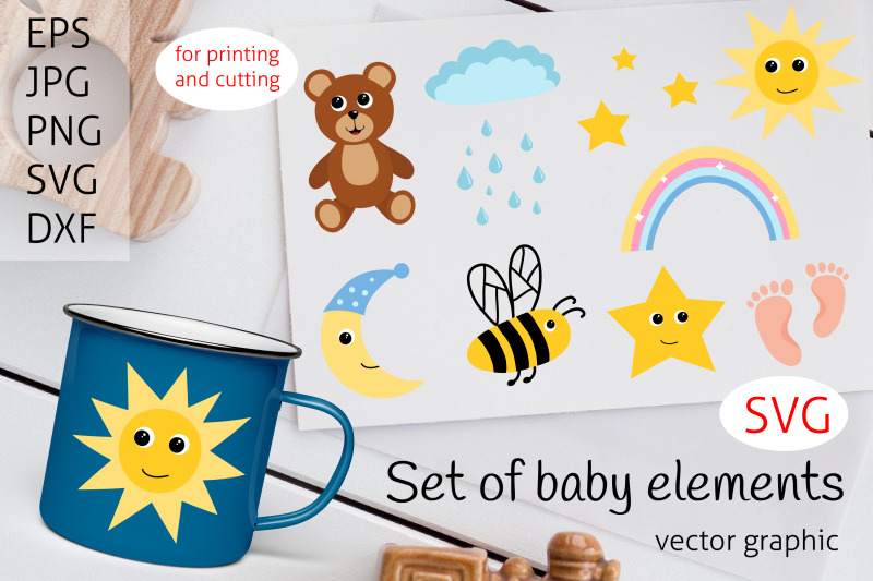 baby-bundle-cute-baby-clipart-svg