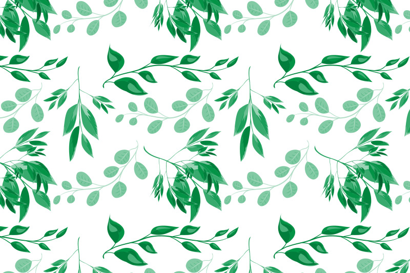 cute-green-leaf-pattern