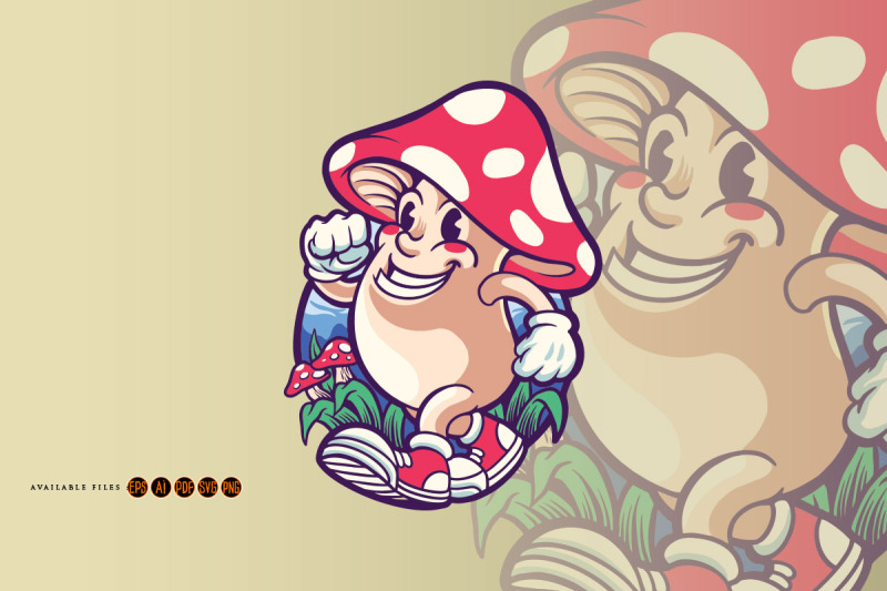 happy-and-always-smiling-magic-mushroom-svg