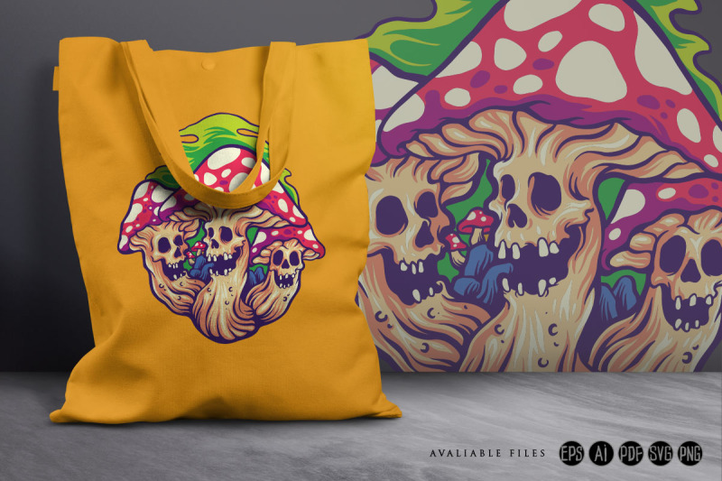 scary-monster-magic-mushroom-svg-illustrations