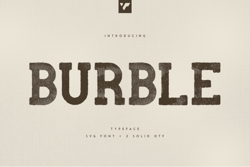 burble-vp-typeface-svg-font