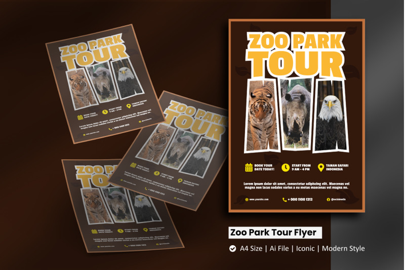zoo-park-tour-flyer-brochure-template