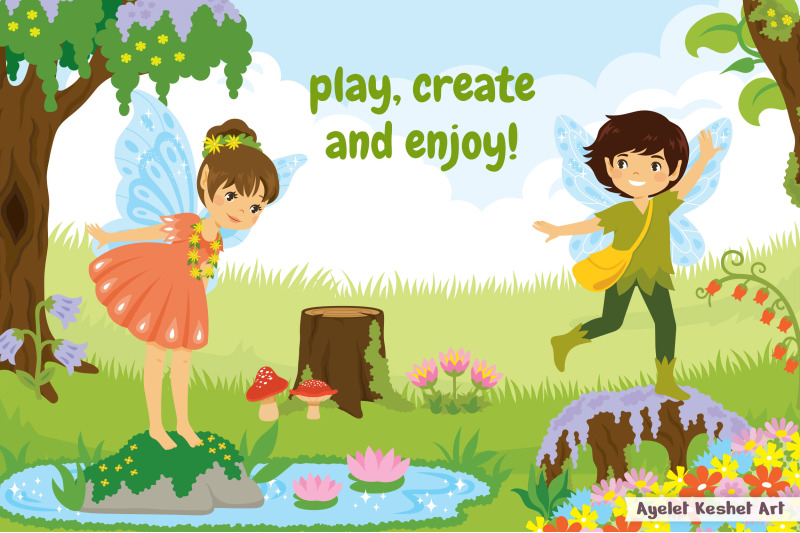 fairies-clipart-bundle-illustrations-frames-and-backgrounds