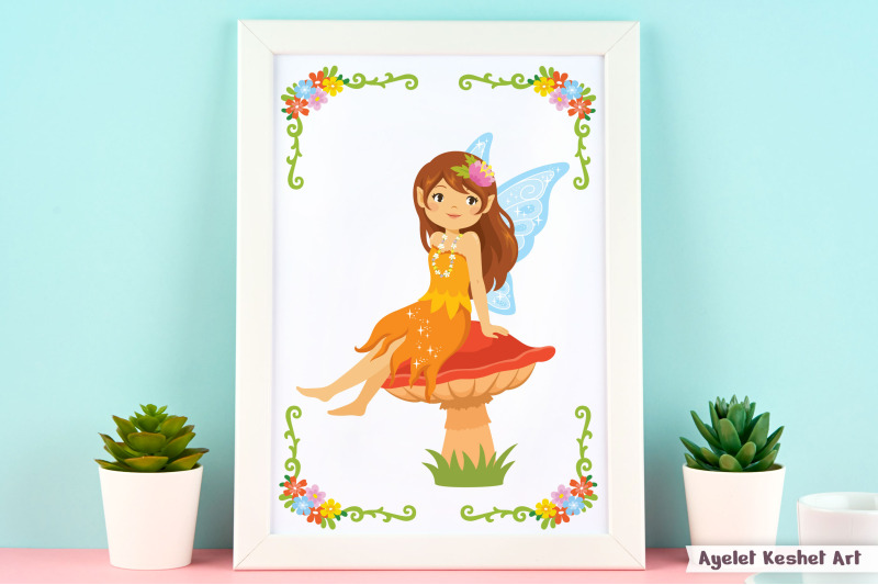 fairies-clipart-bundle-illustrations-frames-and-backgrounds
