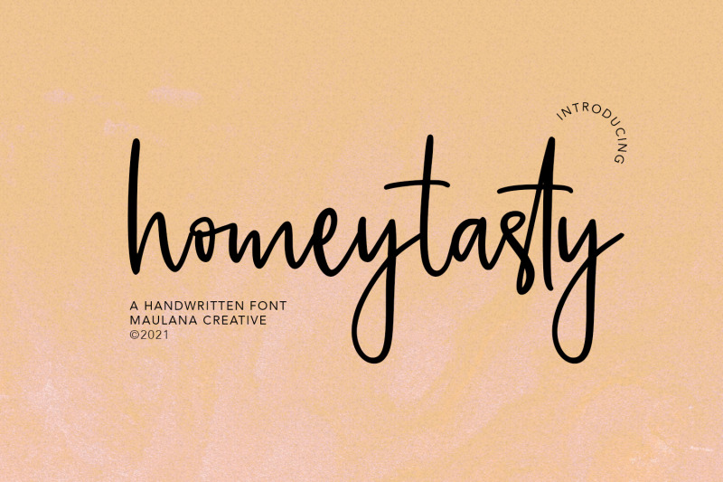 homeytasty-handwritten-script-font
