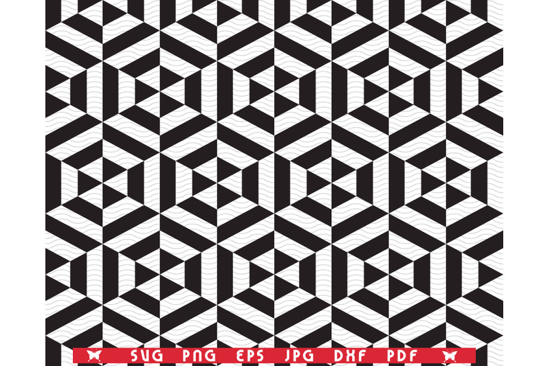 svg-hexagons-black-seamless-pattern-digital-clipart