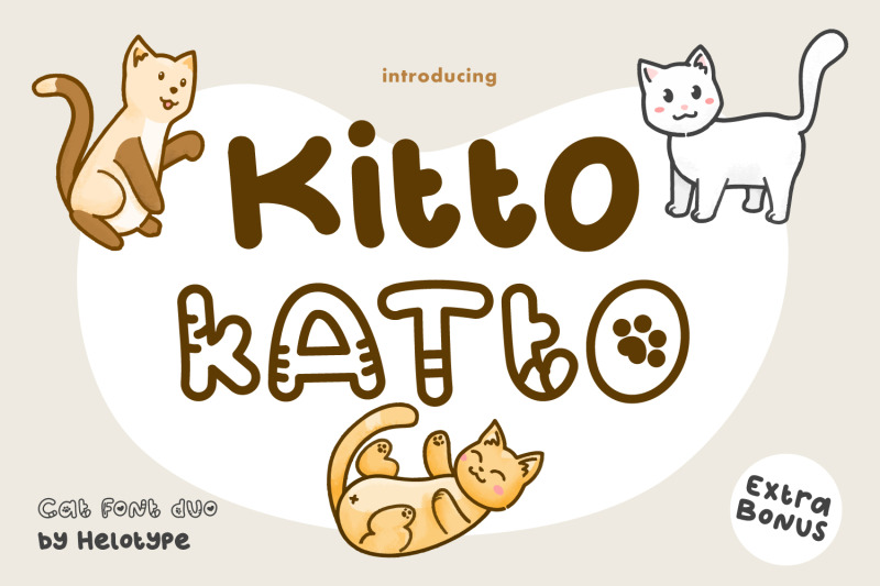 kitto-katto-cat-font-duo-with-bonus