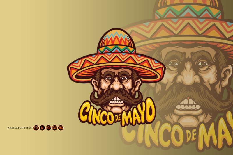 mustache-old-man-sombrero-hat-cinco-de-mayo-clipart-svg