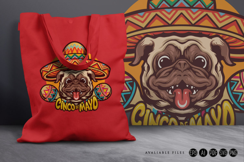 cute-pug-dog-cinco-de-mayo-sombrero-hat-clip-art