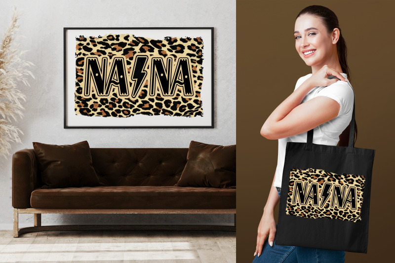 na-na-flash-on-leopard-pattern-template-sublimation-png-clipart