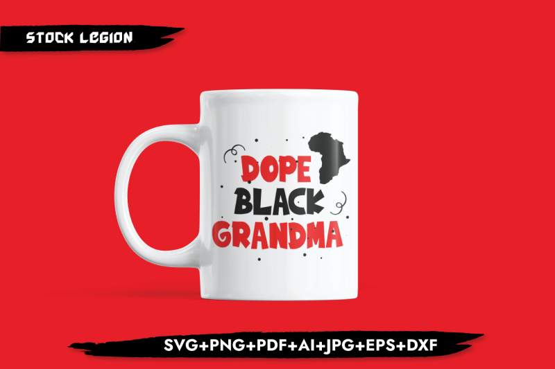 dope-black-grandma-red-svg