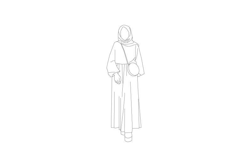 vector-illustration-of-muslim-woman