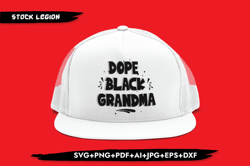 dope-black-grandma-bold-svg