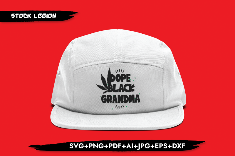 dope-black-grandma-weed-svg