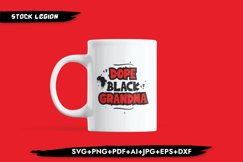 dope-black-grandma-red-svg