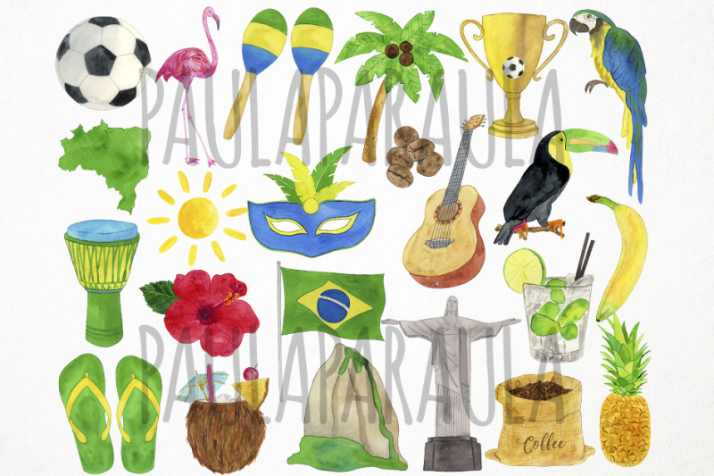 watercolor-brazil-clipart-brasilian-clipart-rio-de-janeiro-clipart