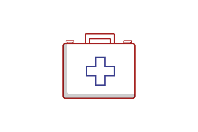 medical-icon-red-blue-line-medicine-box