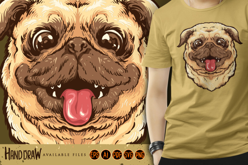 cute-pug-dog-sticking-tongue-out-svg-illustrations