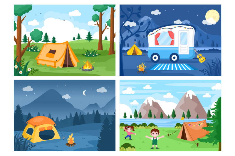 22-summer-camp-landscape-illustration