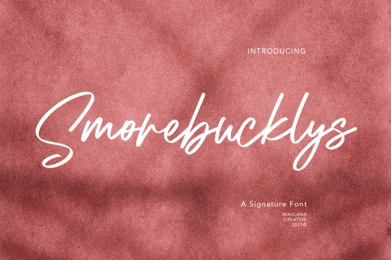 smorebucklys-signature-font