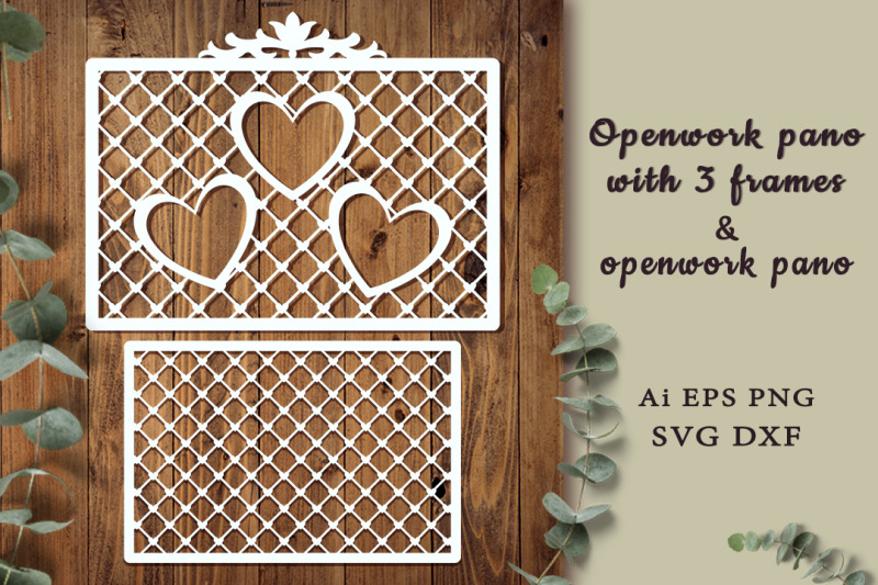 stencil-with-frames-of-hearts-for-a-photo-svg