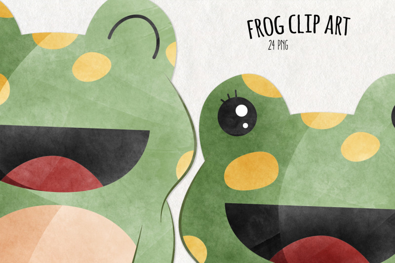 watercolor-frog-clipart-set-of-24