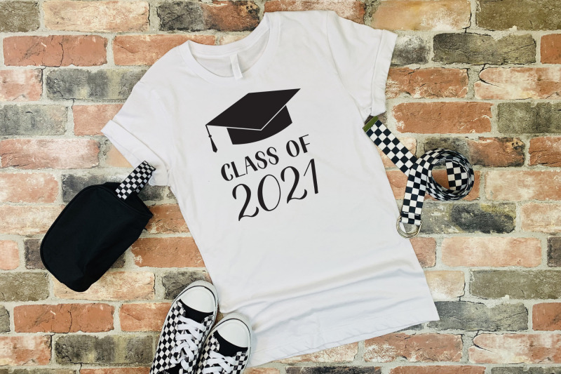 class-of-2021-lettering-with-graduation-hat-svg