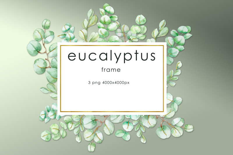 frames-with-watercolor-eucalyptus